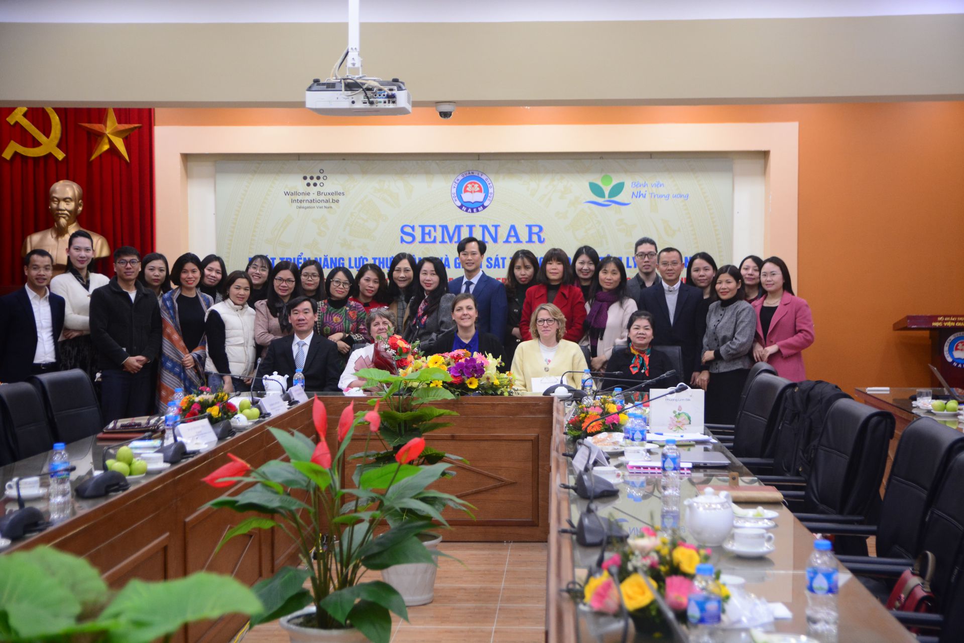 Học viện Quản lý giáo dục tổ chức trao đổi học thuật cùng các chuyên gia Bỉ