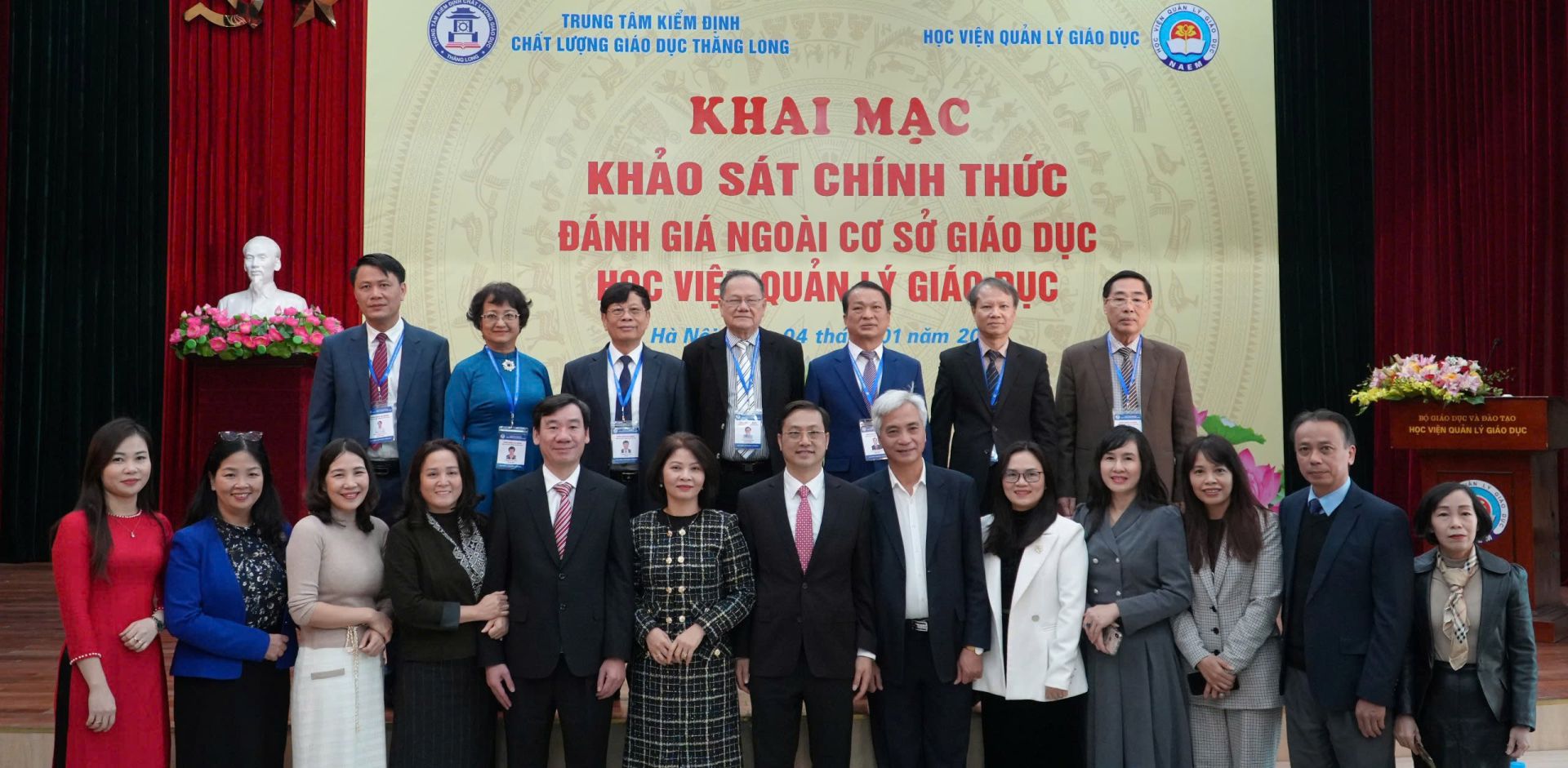 Khảo sát chính thức Đánh giá ngoài cơ sở giáo dục Học viện Quản lý giáo dục