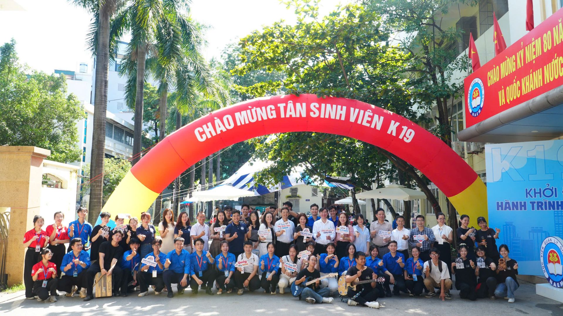 Chào mừng tân sinh viên K19-NAEM nhập học