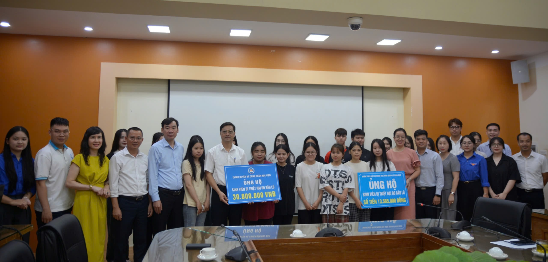 Chung tay cùng Sinh viên Học viện Quản lý giáo dục bị ảnh hưởng thiên tai cơn bão số 3 (YAGI)