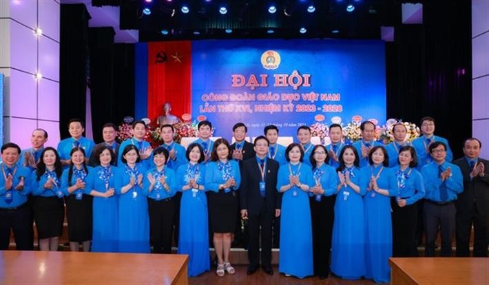 Đại hội Công đoàn Giáo dục Việt Nam lần thứ XVI, nhiệm kỳ 2023 - 2028  thành công tốt đẹp