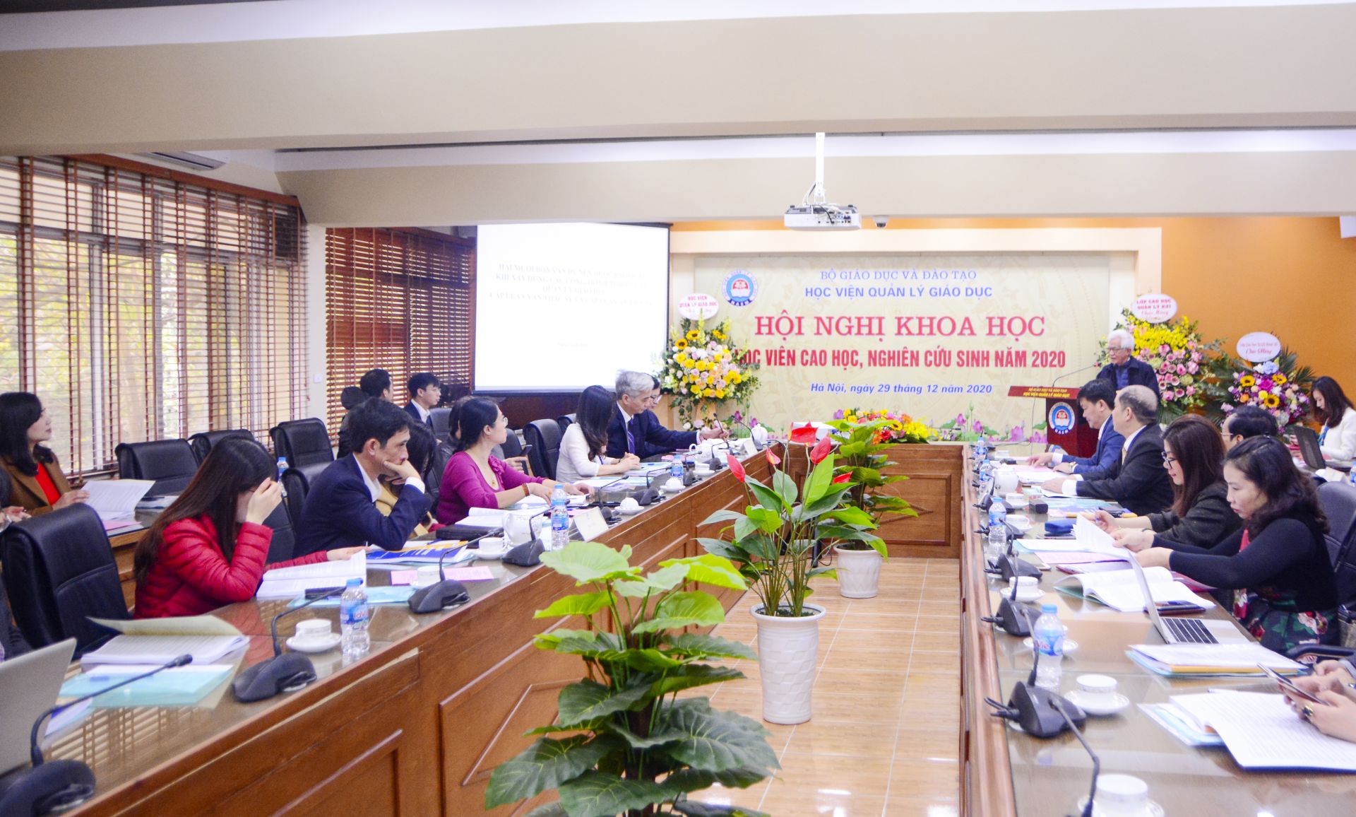 Diễn đàn trao đổi học thuật dành cho các học viên, nghiên cứu sinh của Học viện Quản lý giáo dục