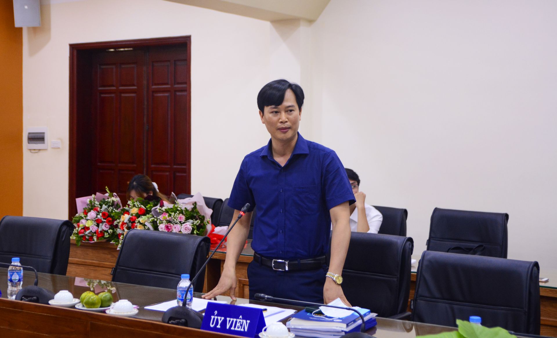 Đội ngũ giảng viên, chuyên gia của Học viện trao đổi về các kết quả nghiên cứu khoa học của sinh viên năm học 2020- 2021