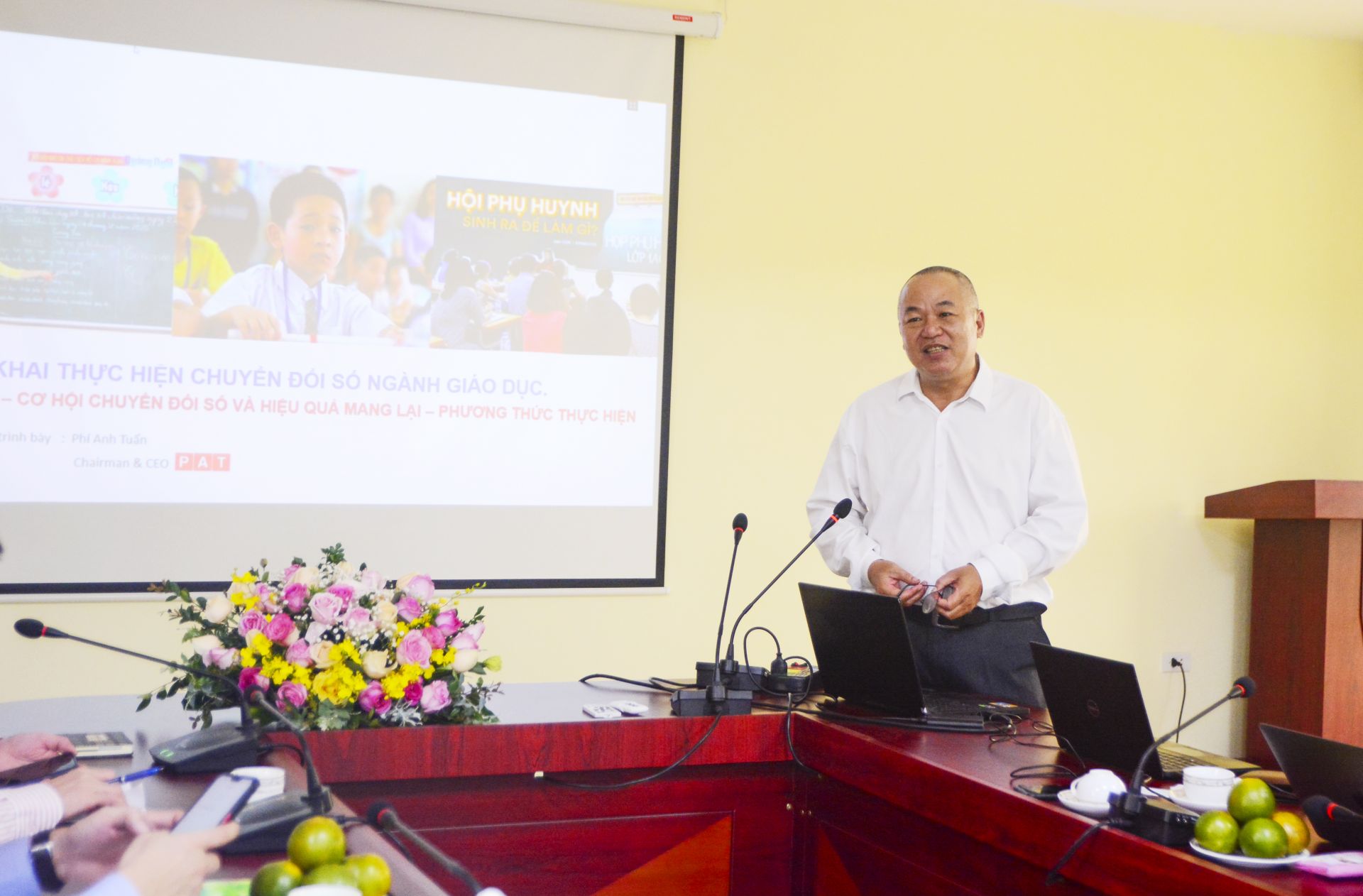 Chuyên gia tư vấn Phí Anh Tuấn, Phó Chủ tịch Hội tin học TP.HCM