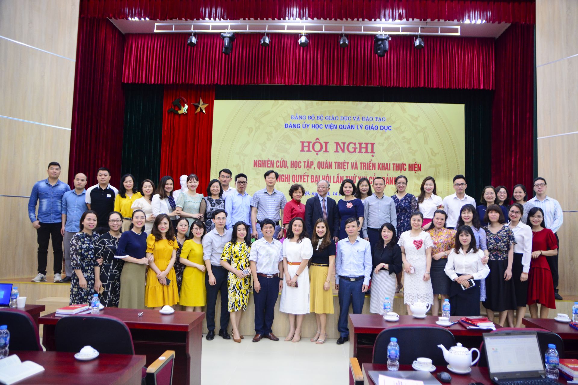 Học viện Quản lý giáo dục tổ chức Hội nghị Nghiên cứu, Học tập, Quán triệt và triển khai thực hiện Nghị Quyết Đại hội lần thứ XIII của Đảng