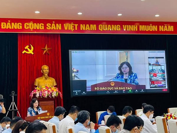 Lãnh đạo Học viện Quản lý giáo dục tham dự Hội nghị trực tuyến Tổng kết 05 năm thực hiện Quyết định số 1501/QĐ-TTg