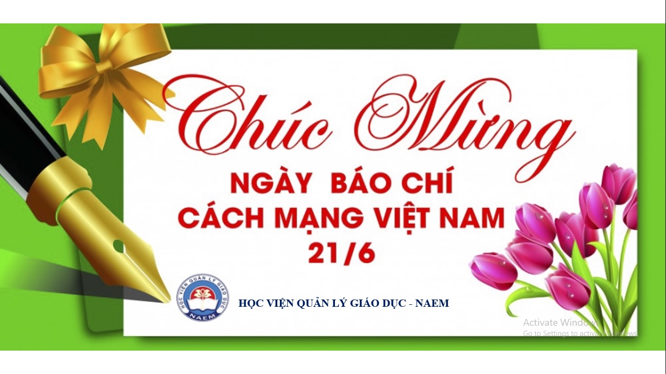 Chào mừng kỷ niệm 96 năm Ngày Báo chí Cách mạng Việt Nam (21/6/1925-21/6/2021)
