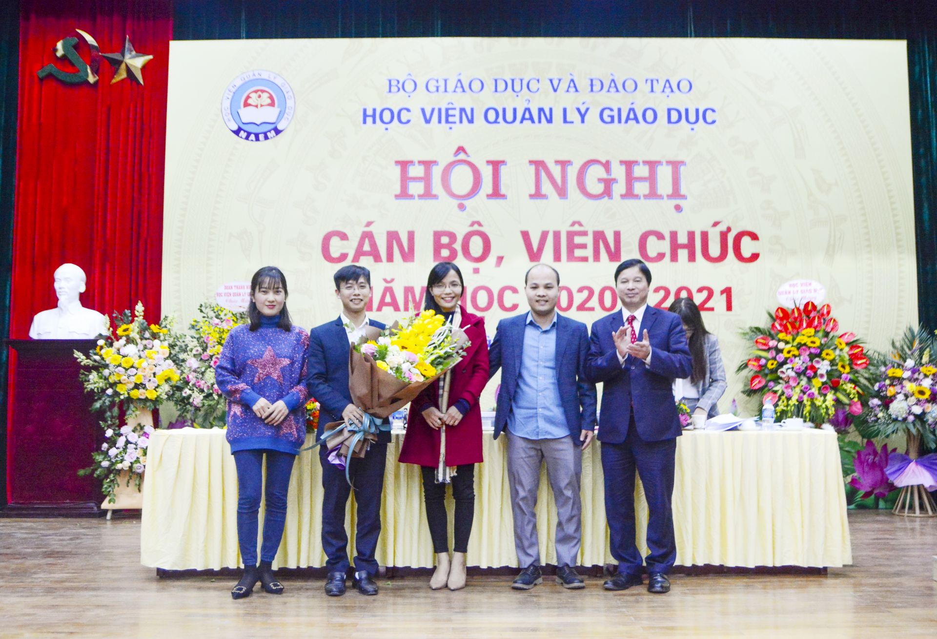 Hội nghị cũng đã bầu ra Ban Thanh tra nhân dân Học viện Quản lý giáo dục nhiệm kỳ 2020-2022