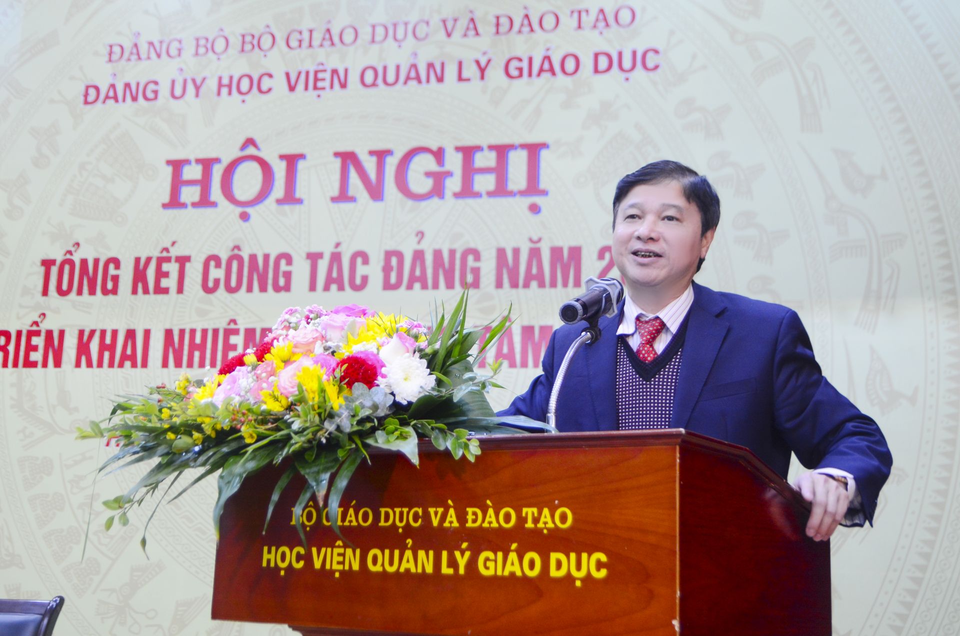 Đảng bộ Học viện Quản lý giáo dục tổng kết công tác Đảng năm 2020 và triển khai nhiệm vụ năm 2021