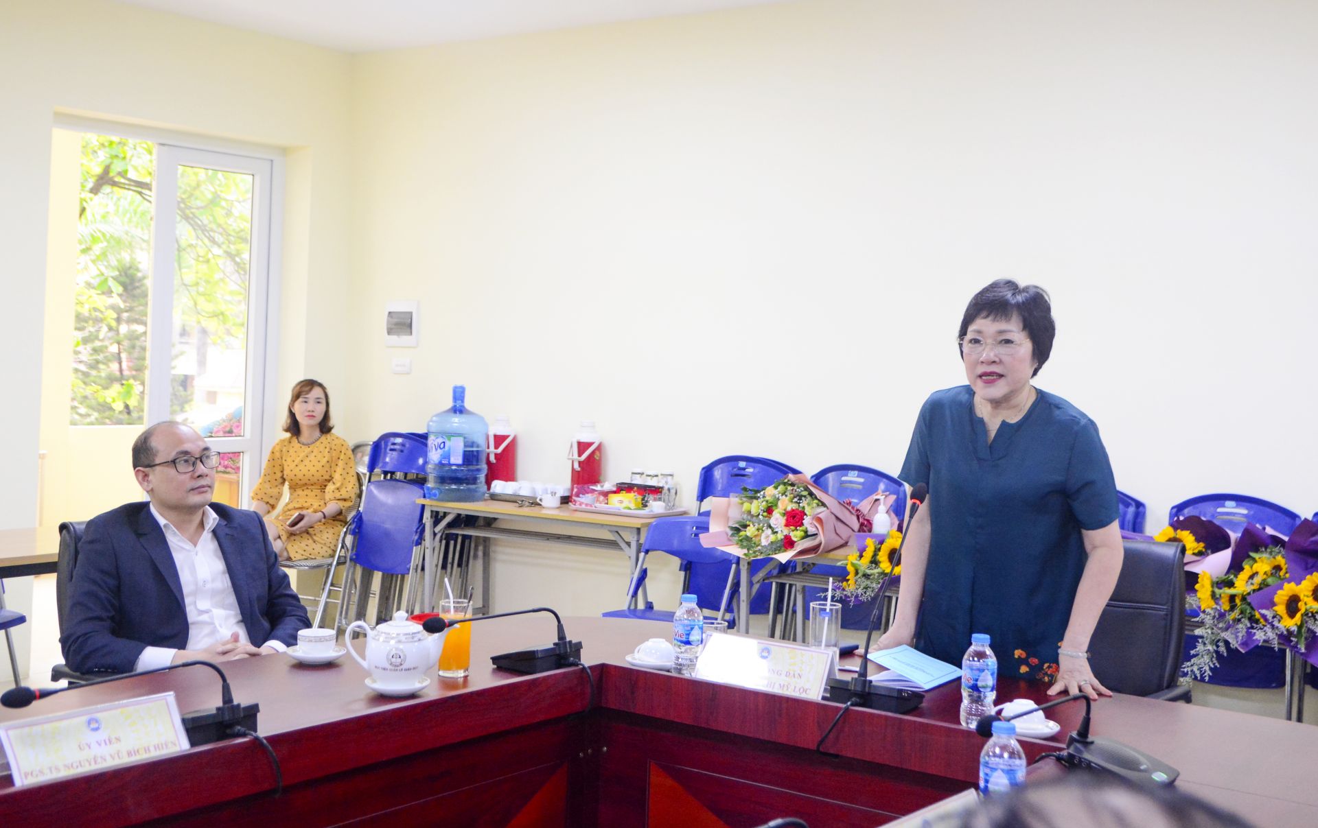 GS.TS Nguyễn Thị Mỹ Lộc, cán bộ hướng dẫn khoa học của NCS Hoàng Sỹ Tương