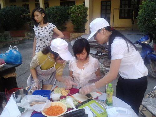 Một vài hình ảnh ghi nhanh tại hội thi