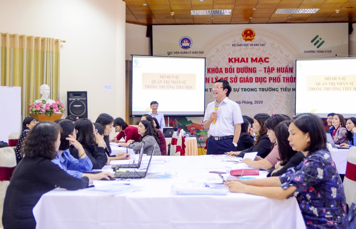Học viện Quản lý giáo dục: Vận dụng các phương pháp tiên tiến, hiện đại trong chương trình bồi dưỡng 4000 Hiệu trưởng/Hiệu phó phổ thông thuộc Chương trình ETEP